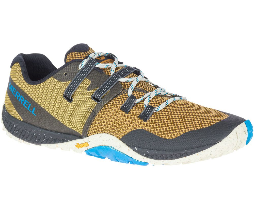 Merrell Sneakers Brown/Black - Trail Glove 6 - Mens 87CUAQXJR